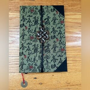 Elegant Fabric Covered Journal with Intricate Design